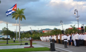 ACTO POR EL 60 ANIVERSARIO TRIUNFO DE LA REVOLUCION
