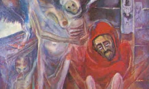 Campesinos felices (1938), obra del pintor Carlos Enríquez.
