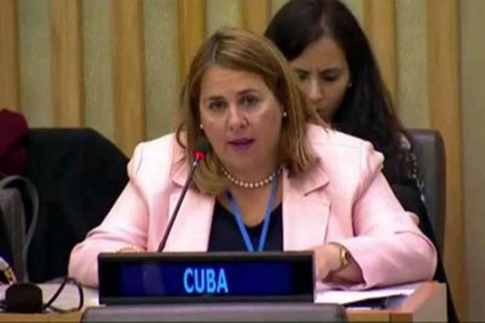 La representante permanente alterna de Cuba ante la ONU, Ana Silvia Rodríguez