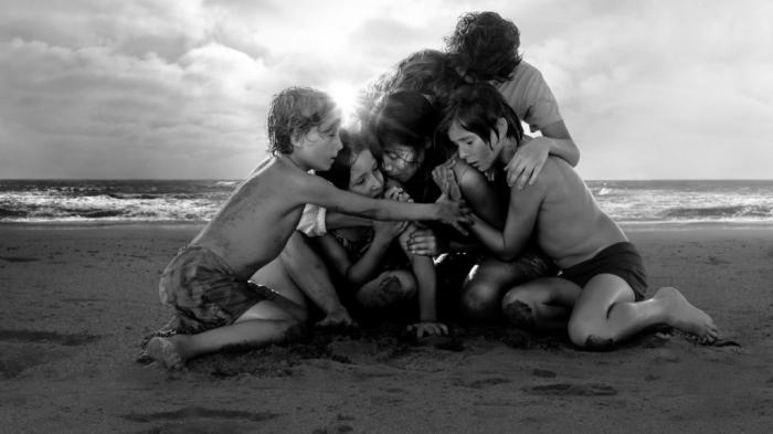 Fotograma de Roma, mejor película extranjera y mejor cinematografía.