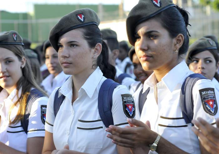 El preuniversitario Hermanos Martínez Tamayo, del Minint, tiene un trabajo sostenido en la formación de las nuevas generaciones. 