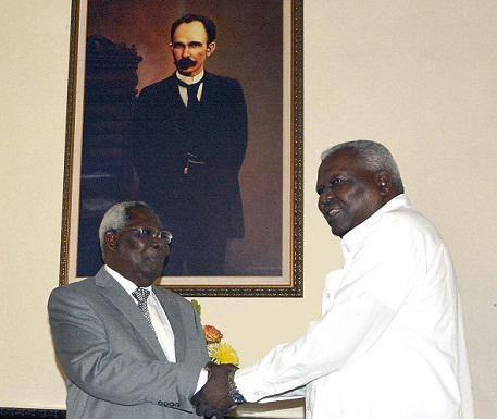 Lazo intercambió sobre temas legislativos con el vicepresidente de Zanzíbar. 