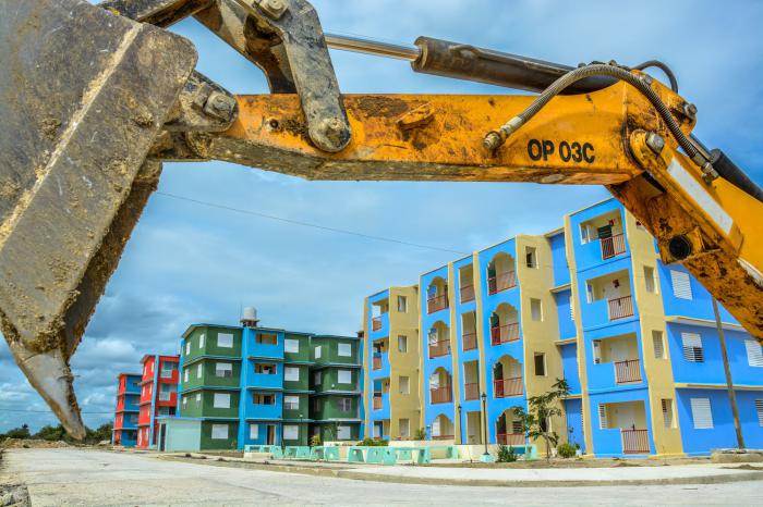 Nuevo asentamiento construido a la entrada de Antilla.  Foto: Juan Pablo Carreras