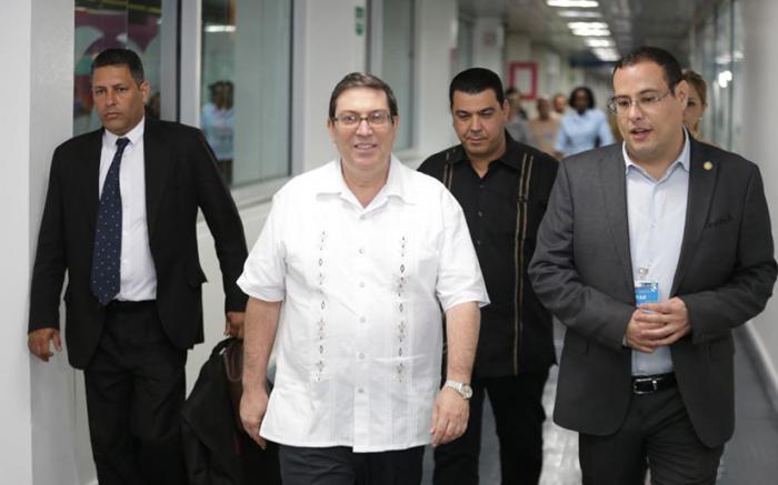 canciller cubano llega a Nicaragua para Cumbre de AEC