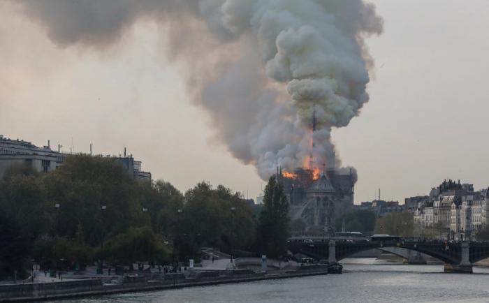 Incendio en la Catedral de Notre Dame 