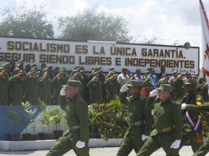 Al acto asistieron jefes principales de las far.