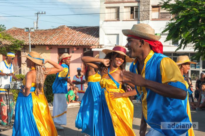 El Ballet Folclórico Babul, de Guantánamo, logró rápida empatía con el público a partir de la calidad de sus coreografías.
