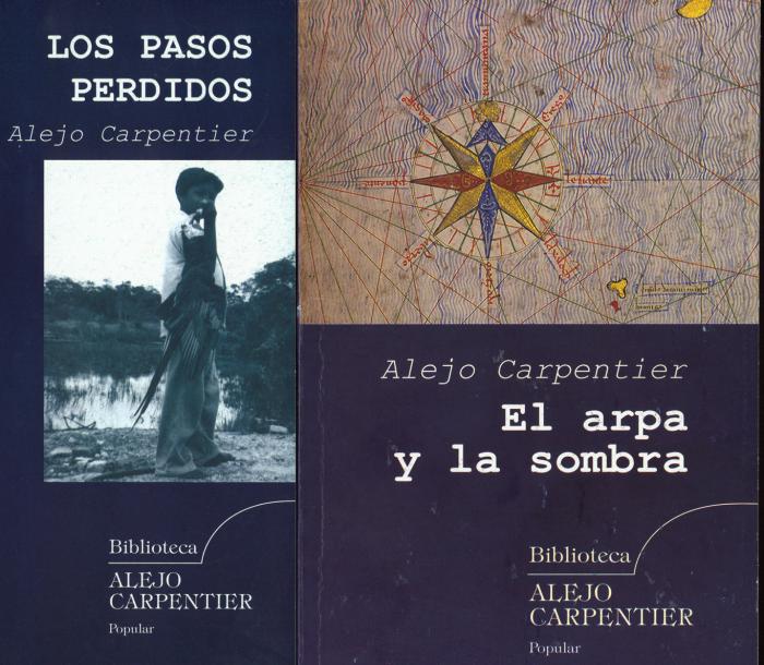 Portada de Los pasos perdidos y El arpa y la sombra