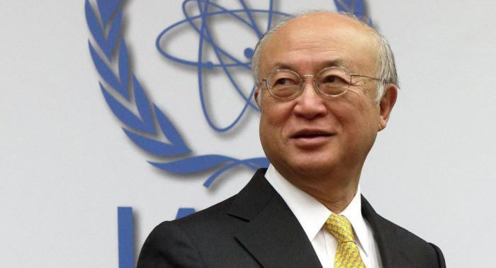 Yukiya Amano, director del Organismo Internacional de la Energía Atómica.