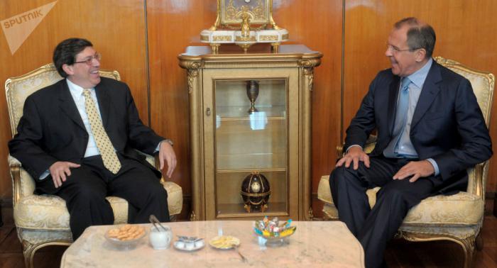 El ministro de Relaciones Exteriores de Cuba Bruno Rodríguez Parrilla y su par ruso Serguéi Lavrov sostuvieron un encuentro en el día de ayer. 