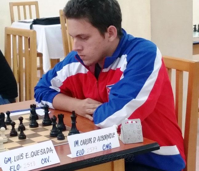  El ajedrecista camagüeyano va consolidando su juego. Foto: Freddy Pérez Cabrera