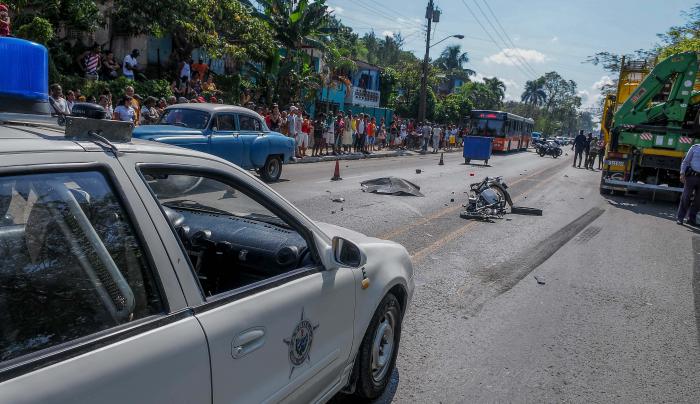 Reportaje sobre causas y condiciones que originan accidentes del tránsito, accidente de trànsito ocurrido en San Miguel del Pardòn con un fallecido