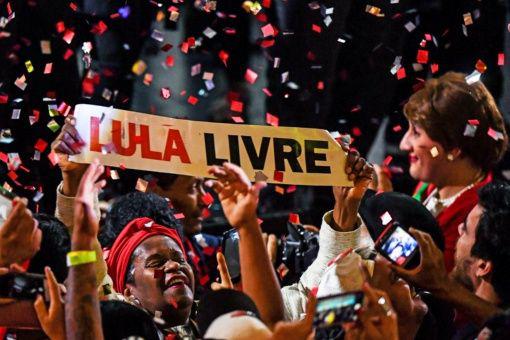 El reclamo de Lula Libre se ha alzado en la voz de personas de buena voluntad de todo el mundo. Foto: Telesur