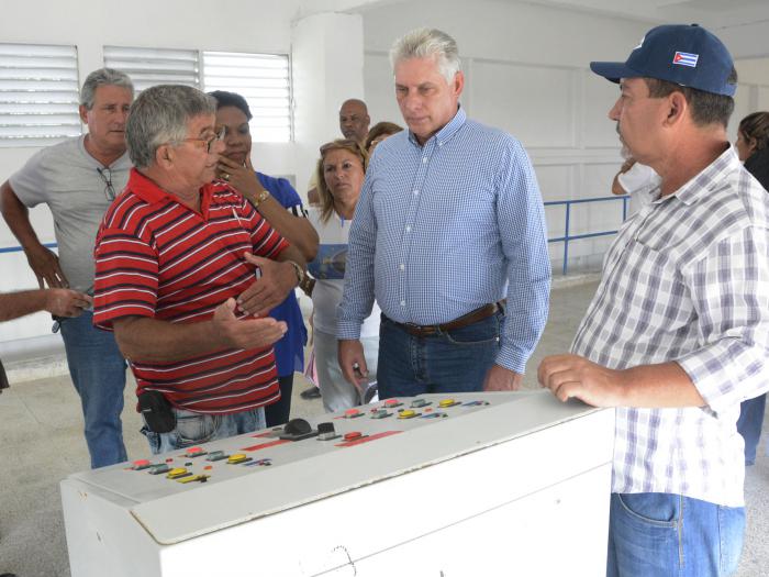 Miguel Díaz-Canel de recorrido por Camagüey