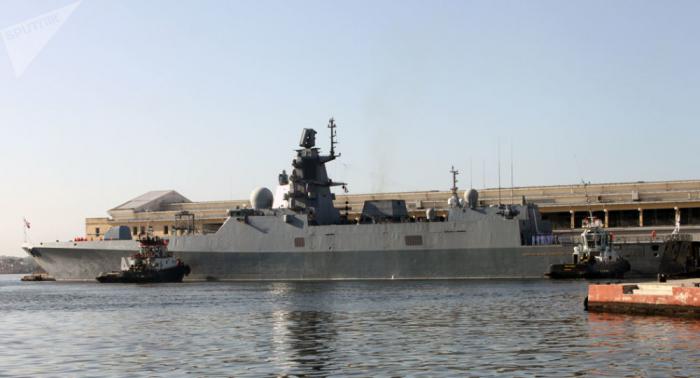 Agrupación naval de la Marina de Guerra rusa arriba a La Habana.