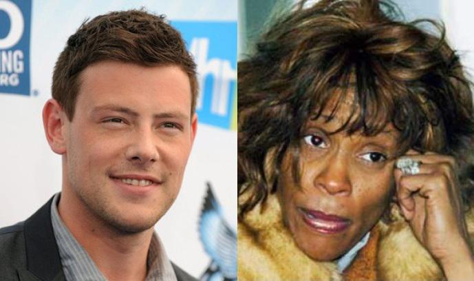 Tanto el joven actor Cory Monteith, uno de los protagonistas de la serie de televisión Glee, como la actriz y cantante Whitney Houston, perdieron la vida a causa del consumo de estupefacientes. 