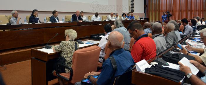 Inauguración del IX Congreso del UNEAC ,  presidido por Esteban Lazo, Presidente de la Asamblea Nacional del Poder Popular de Cuba y miembro del Buró Político del Partido; Victor Gaute, miembro del Secretariado del CC PCC ,  Miguel Barnet, presidente de la UNEAC, y otros dirigentes y personalidades.