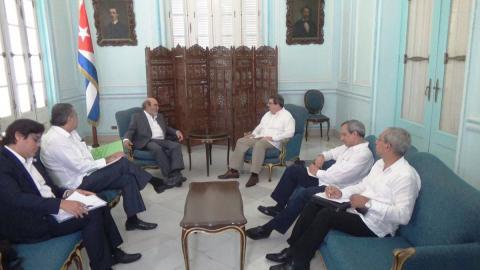 Canciller cubano recibe al Director General de la FAO