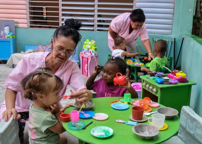 Visita en el Circulo Infantil Mi Alegre Pelota del municipio de Educación Diez de Octubre