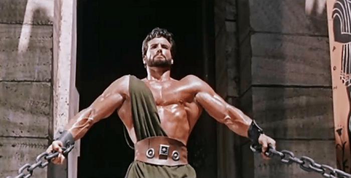 Hércules (1958) con Steve Reeves. fotograma de la película