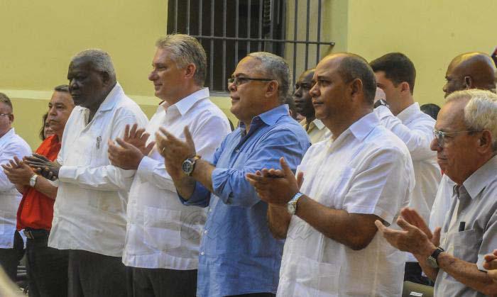 Acto Politico Cultural por el 26 de Julio en la Habana vieja.
