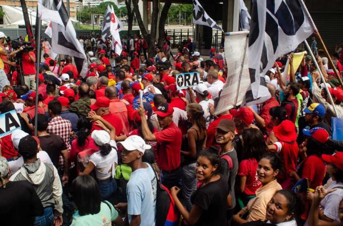 Un mar de pueblo inundó las calles de Caracas este domingo para acompañar a los delegados e invitados al XXV Encuentro Anual del Foro de Sao Paulo