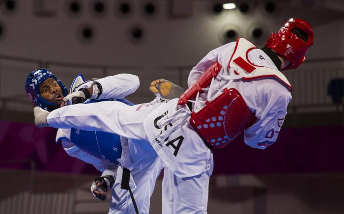 El doble campeón mundial Rafael Alba cayó en la final panamericana ante el americano Jonathan Healy. Foto: Irene Pérez/ Cubadebate.