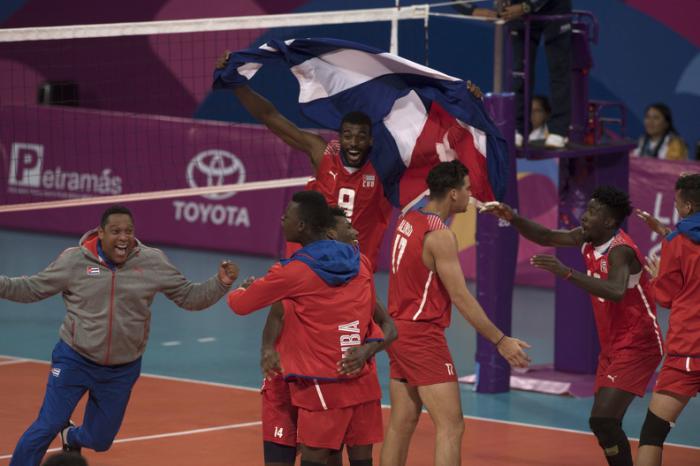 Cuba vence a Brasil en semifinales de voleibol en Lima 2019