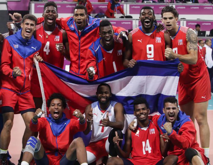 Los voleibolistas cubanos rindieron una excelente faena