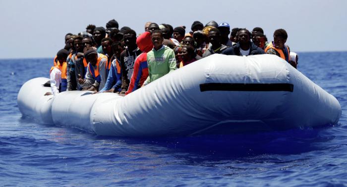 Migrantes en el Mediterráneo