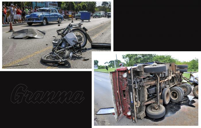 El desenlace fatal de los accidentes siempre viene aparejado con grandes pérdidas para la economía del país o de vidas humanas.