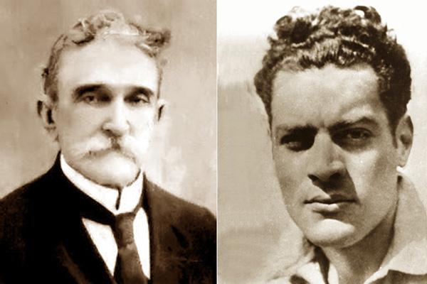 Carlos Baliño  y Julio Antonio Mella, fundadores del primer Partido Comunista de Cuba. 