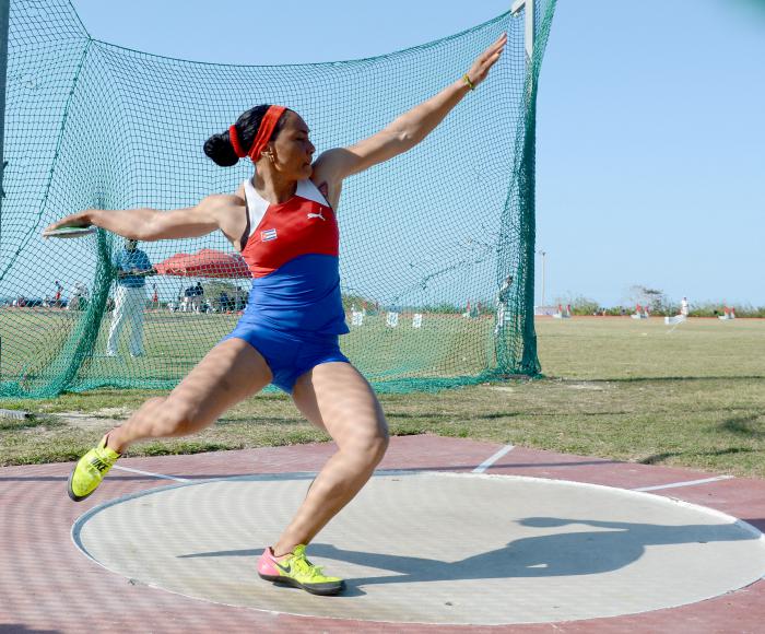 Atletismo Copa Cuba 1029 Disco F Yaime Pérez