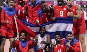 Los voleibolistas cubanos rindieron una excelente faena