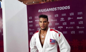 Magdiel Estrada oro en los 73 kilogramos de judo