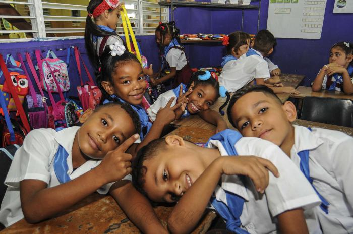 Inicio del curso 2019-2020 en la Escuela Primaria Antonio Bachiller y Morales .