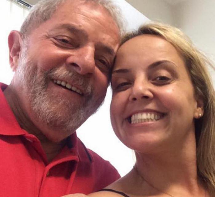 Lula y su hija.