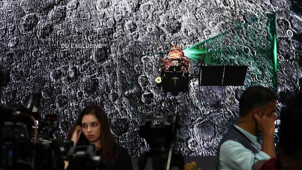 La Organización de Investigación Espacial de la India (ISRO) perdió contacto con el módulo espacial indio Chandrayaan-2.