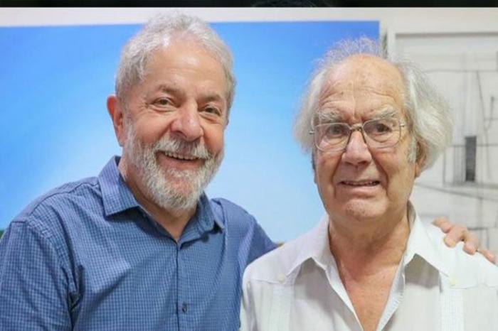 Lula recibe visita de Adolfo Pérez Esquivel, Premio Nobel de la Paz