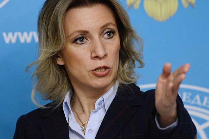 Vocera de la Cancillería rusa, Maria Zajarova.