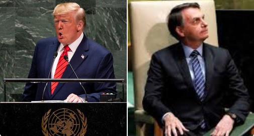 Trump y Bolsonaro.