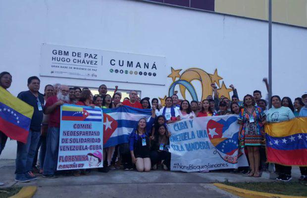La ciudad de Cumaná, en el estado venezolano de Sucre, fue el escenario del x Encuentro Nacional de 
Solidaridad Mutua Venezuela. foto: resumen latinoamericano