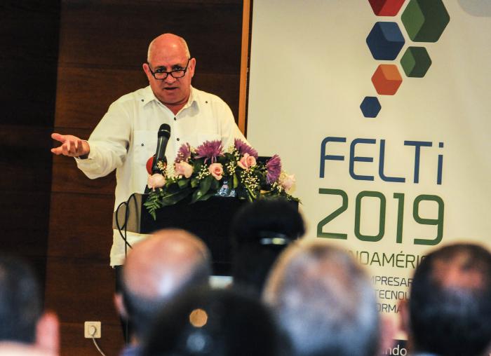 FELTi  2019 Latinoamérica. Foro de Empresarios y Líderes en Tecnologías de la Información. José Miguel Santana,  viceministro de Ciencia, Tecnología y Medio ambiente