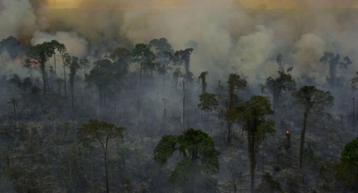Incendio en Paraguay