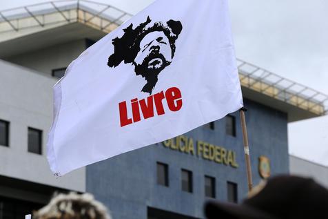 Protesta en favor de Lula 