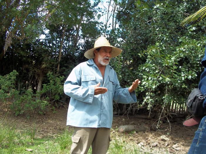 Ramiro Cobas Durand, campesino- ecologista del Valle de Caujerí.