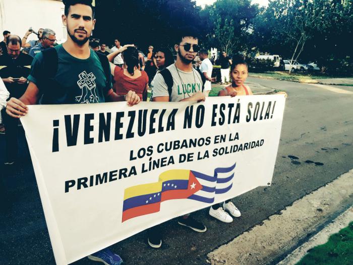 Cuba sigue apostando por la solidaridad con Venezuela. 