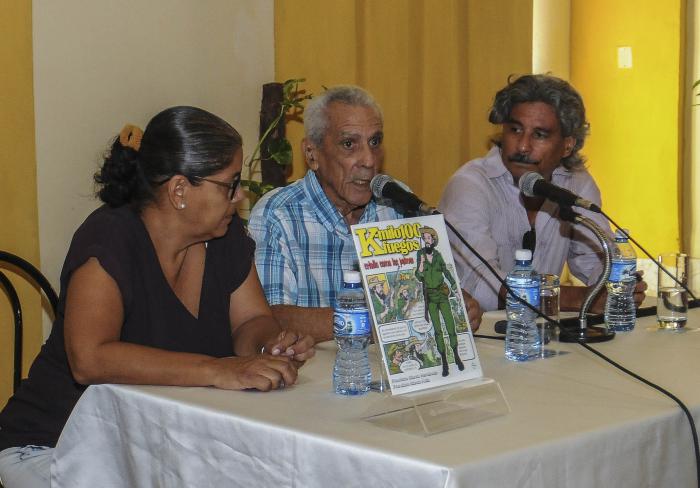 Presentación del Libro de historitas sobre Camilo Cienfuegos criollo como las palmas en el Instituto Cubano del Libro