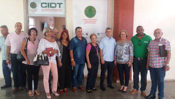 Trabajadores del Parque  Científico Tecnológico de la Universidad de Matanzas