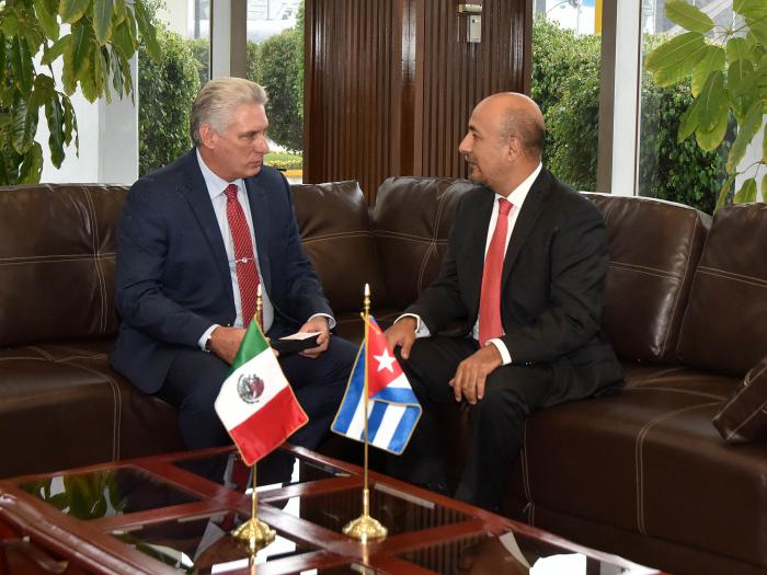 Díaz-Canel en México